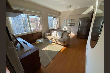Sala de apartamento para alugar com 1 quarto, 39m² em Paraíso, São Paulo