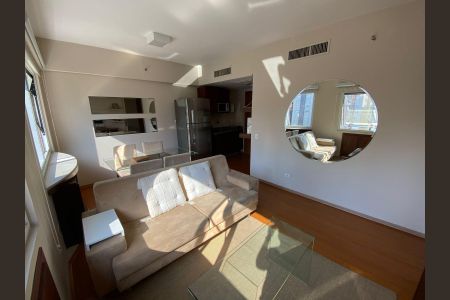 Sala de apartamento para alugar com 1 quarto, 39m² em Paraíso, São Paulo