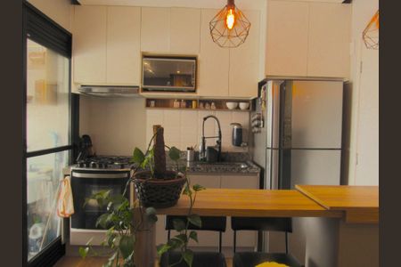 Cozinha - Sala de apartamento à venda com 2 quartos, 42m² em Km 18, Osasco