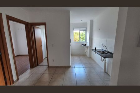 Cozinha de apartamento para alugar com 2 quartos, 43m² em Chácaras Pedro Corrêa de Carvalho, Ribeirão Preto