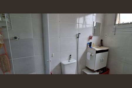 Banheiro Social  de apartamento à venda com 1 quarto, 57m² em Vila Helena, São Bernardo do Campo