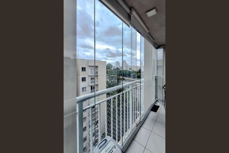 Varanda da Sala de apartamento à venda com 1 quarto, 28m² em Mooca, São Paulo