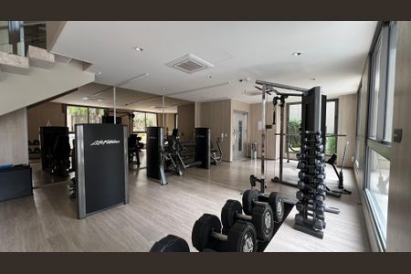 Studio para alugar com 28m², 1 quarto e sem vaga Studio para alugar com 28m², 1 quarto e sem vagaAcademia