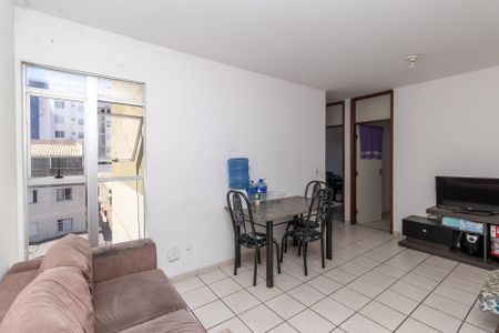 Sala de apartamento à venda com 3 quartos, 64m² em Castelo, Belo Horizonte