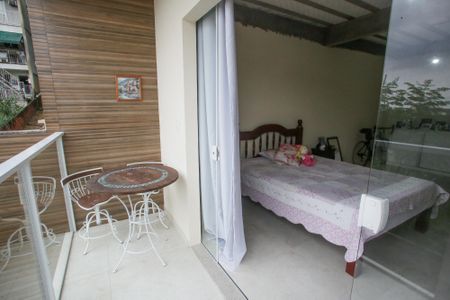 Varanda do Quarto Suíte 1 de casa para alugar com 3 quartos, 76m² em Taquara, Rio de Janeiro
