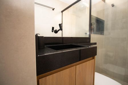 Studio para alugar com 30m², 1 quarto e 1 vaga Studio para alugar com 30m², 1 quarto e 1 vagaBanheiro da Suíte