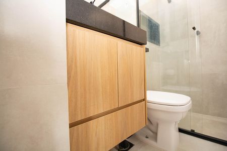 Studio para alugar com 30m², 1 quarto e 1 vaga Studio para alugar com 30m², 1 quarto e 1 vagaBanheiro da Suíte