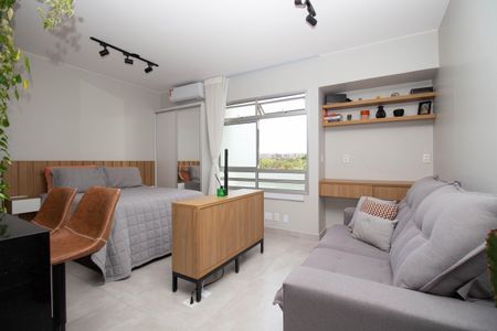 Sala de kitnet/studio para alugar com 1 quarto, 30m² em Asa Norte, Brasília