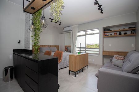 Studio para alugar com 30m², 1 quarto e 1 vaga Studio para alugar com 30m², 1 quarto e 1 vagaHall