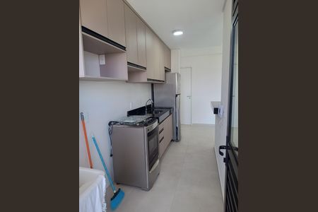 Cozinha de apartamento para alugar com 1 quarto, 48m² em Parque Campolim, Sorocaba