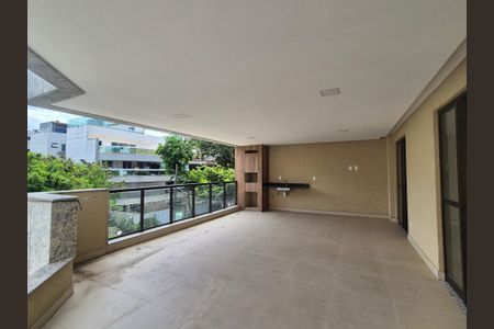Varanda  de apartamento à venda com 3 quartos, 112m² em Recreio dos Bandeirantes, Rio de Janeiro