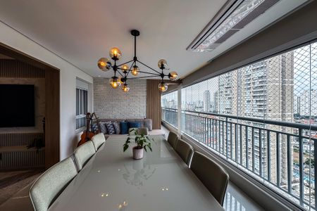 Varanda da Sala de apartamento à venda com 3 quartos, 119m² em Belém, São Paulo