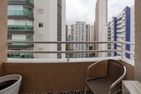 Varanda de apartamento para alugar com 1 quarto, 45m² em Brooklin, São Paulo
