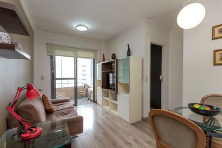 Sala de apartamento para alugar com 1 quarto, 45m² em Brooklin, São Paulo