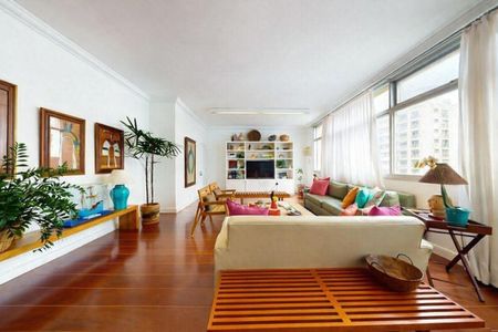 Sala de apartamento à venda com 4 quartos, 206m² em São Conrado, Rio de Janeiro