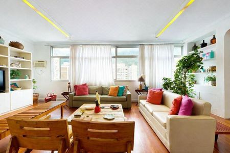 Sala de apartamento à venda com 4 quartos, 206m² em São Conrado, Rio de Janeiro