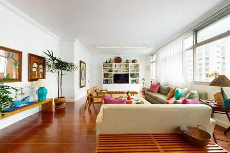 Sala de apartamento à venda com 4 quartos, 206m² em São Conrado, Rio de Janeiro