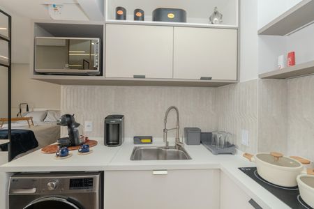 Studio para alugar com 27m², 1 quarto e sem vagaCozinha