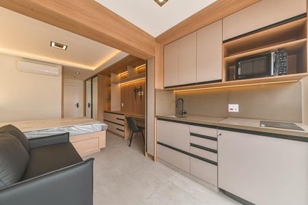 Studio para alugar com 32m², 1 quarto e sem vaga Studio para alugar com 32m², 1 quarto e sem vagaCozinha