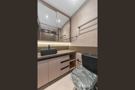 Studio para alugar com 32m², 1 quarto e sem vaga Studio para alugar com 32m², 1 quarto e sem vagaBanheiro