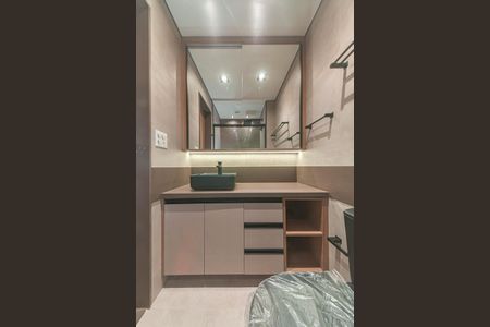 Studio para alugar com 32m², 1 quarto e sem vaga Studio para alugar com 32m², 1 quarto e sem vagaBanheiro