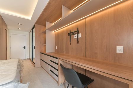 Studio para alugar com 32m², 1 quarto e sem vaga Studio para alugar com 32m², 1 quarto e sem vagaQuarto