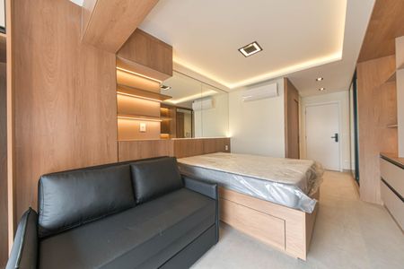 Studio para alugar com 32m², 1 quarto e sem vaga Studio para alugar com 32m², 1 quarto e sem vagaQuarto