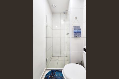 Banheiro  de kitnet/studio para alugar com 1 quarto, 32m² em Santo Cristo, Rio de Janeiro