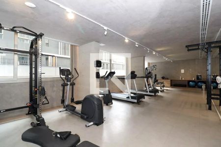 Studio para alugar com 32m², 1 quarto e 1 vaga Studio para alugar com 32m², 1 quarto e 1 vagaAcademia