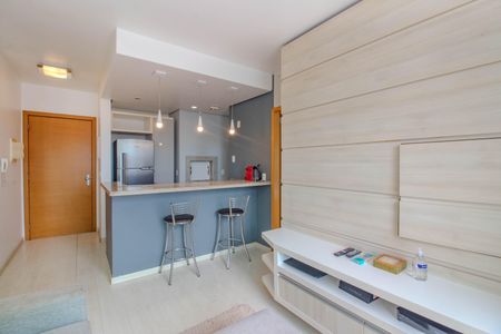 Sala de apartamento à venda com 1 quarto, 76m² em Três Figueiras, Porto Alegre