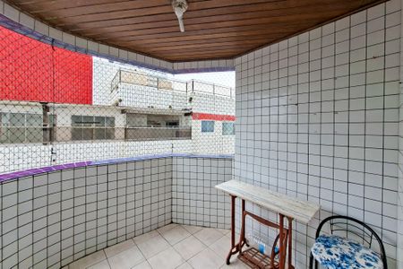 Varanda da sala de apartamento para alugar com 1 quarto, 63m² em Canto do Forte, Praia Grande
