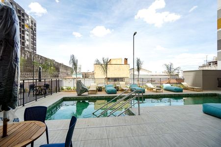 Studio para alugar com 24m², 1 quarto e sem vagaPiscina