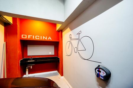 Studio para alugar com 24m², 1 quarto e sem vagaOficina de bicicleta