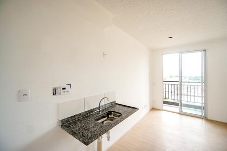 Cozinha de kitnet/studio para alugar com 1 quarto, 24m² em Tatuapé, São Paulo