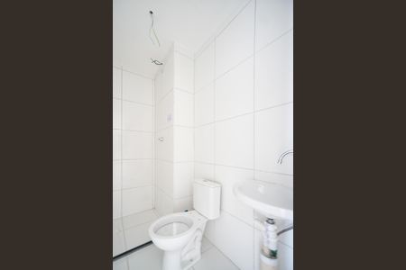 Banheiro  de kitnet/studio para alugar com 1 quarto, 24m² em Tatuapé, São Paulo