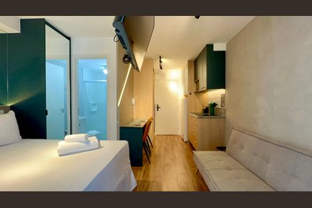 Studio para alugar com 25m², 1 quarto e sem vaga Studio para alugar com 25m², 1 quarto e sem vagaStudio