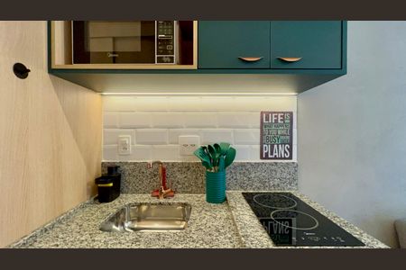 Studio para alugar com 25m², 1 quarto e sem vaga Studio para alugar com 25m², 1 quarto e sem vagaCozinha