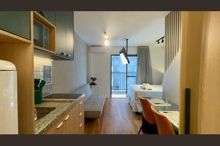 Studio para alugar com 25m², 1 quarto e sem vaga Studio para alugar com 25m², 1 quarto e sem vagaCozinha
