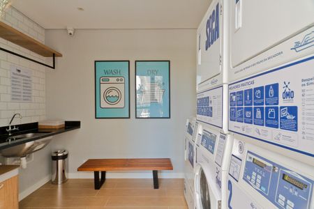 Apartamento para alugar com 37m², 2 quartos e sem vaga Apartamento para alugar com 37m², 2 quartos e sem vagaLavanderia