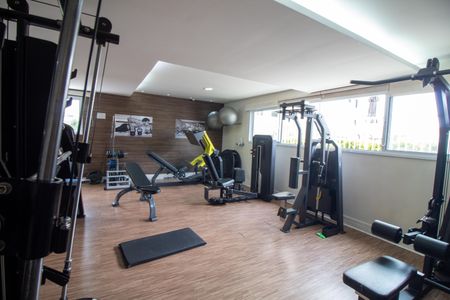 Apartamento para alugar com 55m², 1 quarto e 1 vaga Apartamento para alugar com 55m², 1 quarto e 1 vagaÁrea comum - Academia