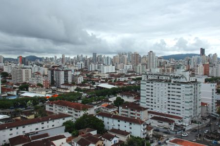Vista da Varanda da Sala de apartamento para alugar com 1 quarto, 87m² em Marapé, Santos