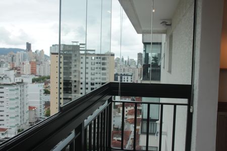 Varanda da Sala de apartamento para alugar com 1 quarto, 87m² em Marapé, Santos