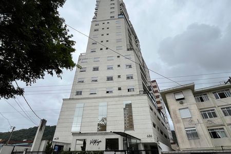 Fachada de apartamento para alugar com 1 quarto, 87m² em Marapé, Santos