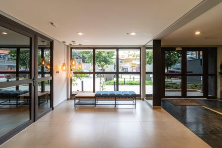 Studio para alugar com 22m², 1 quarto e sem vaga Studio para alugar com 22m², 1 quarto e sem vagaHall social