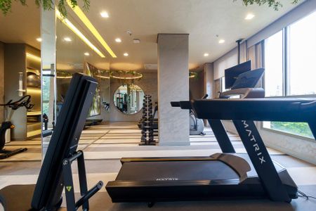 Studio para alugar com 42m², 1 quarto e sem vaga Studio para alugar com 42m², 1 quarto e sem vagaAcademia