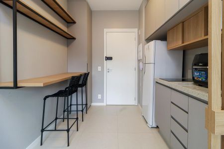 Studio para alugar com 42m², 1 quarto e sem vaga Studio para alugar com 42m², 1 quarto e sem vagaCozinha