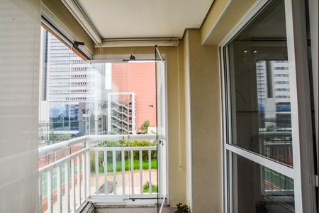 Varanda da Sala de apartamento à venda com 2 quartos, 67m² em Vila Homero Thon, Santo André