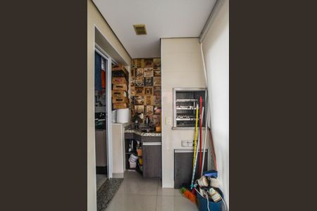 Varanda da Sala de apartamento à venda com 2 quartos, 67m² em Vila Homero Thon, Santo André