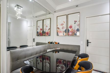 Sala de apartamento à venda com 2 quartos, 67m² em Vila Homero Thon, Santo André