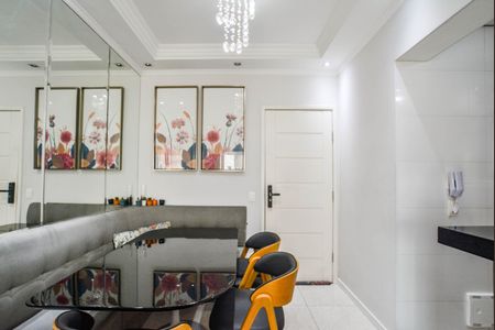 Sala de apartamento à venda com 2 quartos, 67m² em Vila Homero Thon, Santo André